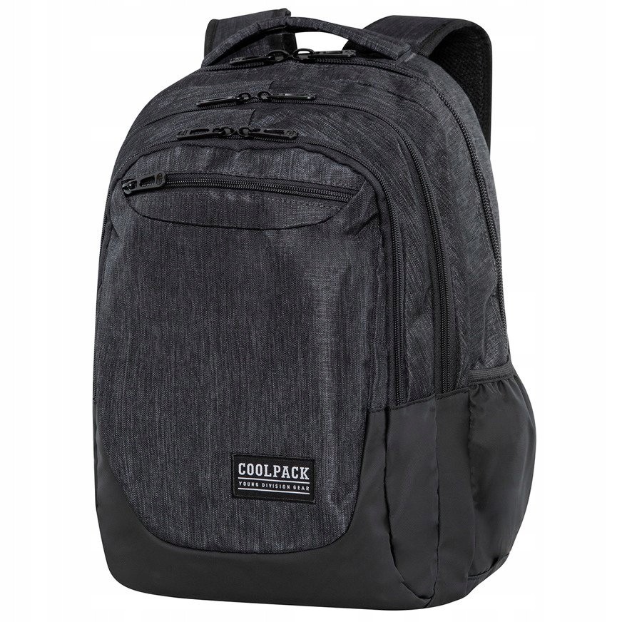 COOLPACK Školský Batoh pre Mládež SOUL Čierny